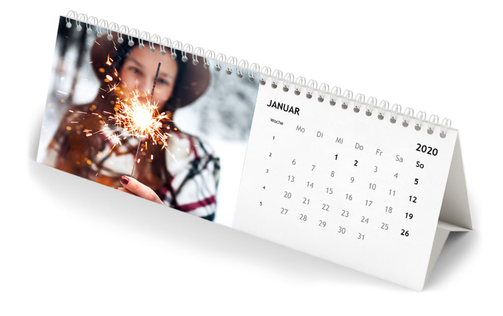Personalized year 2020 calendar